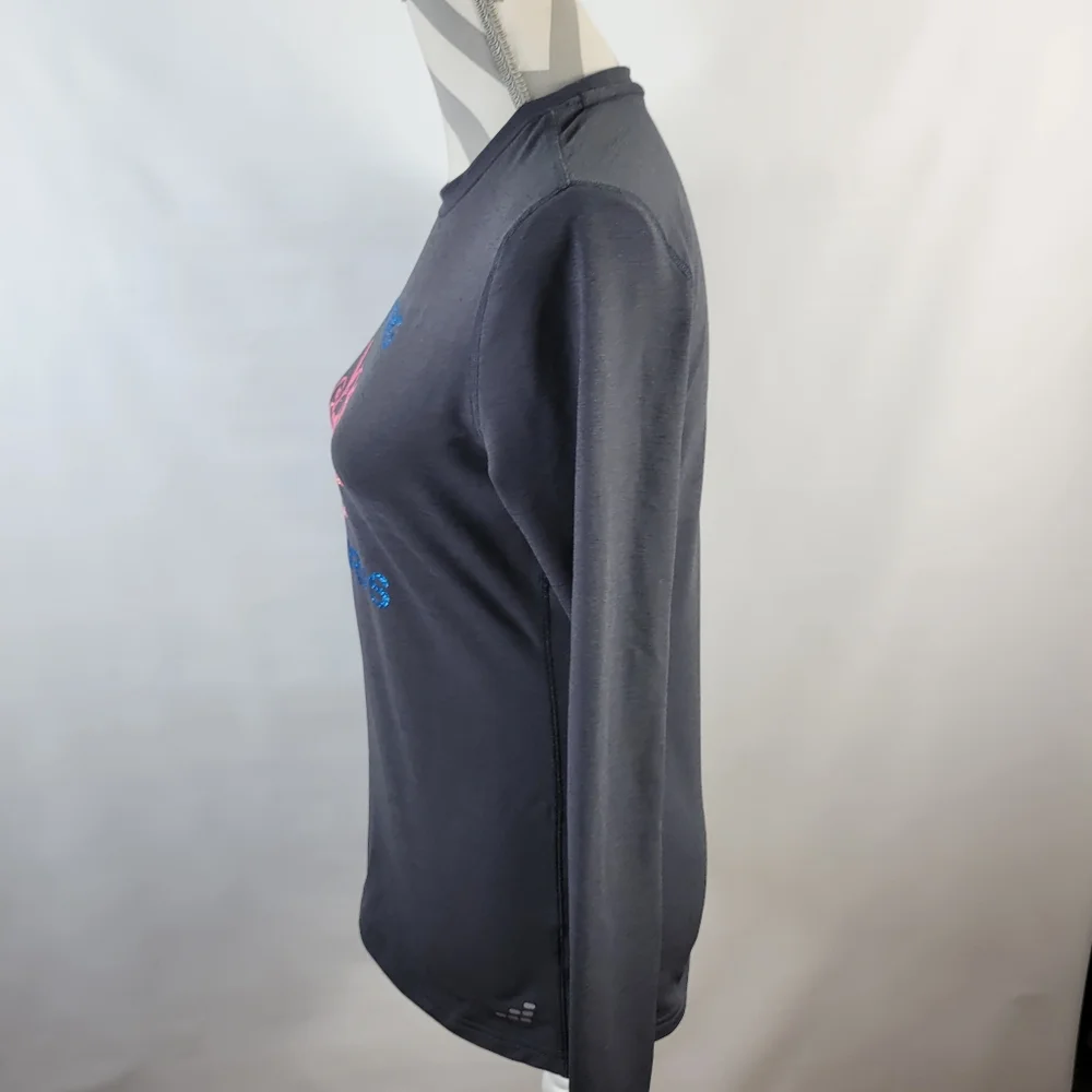 BCG Cold Weather Gray Long Sleeve Fighting Unicorns T Shirt Size Medium - Picture 6 of 11